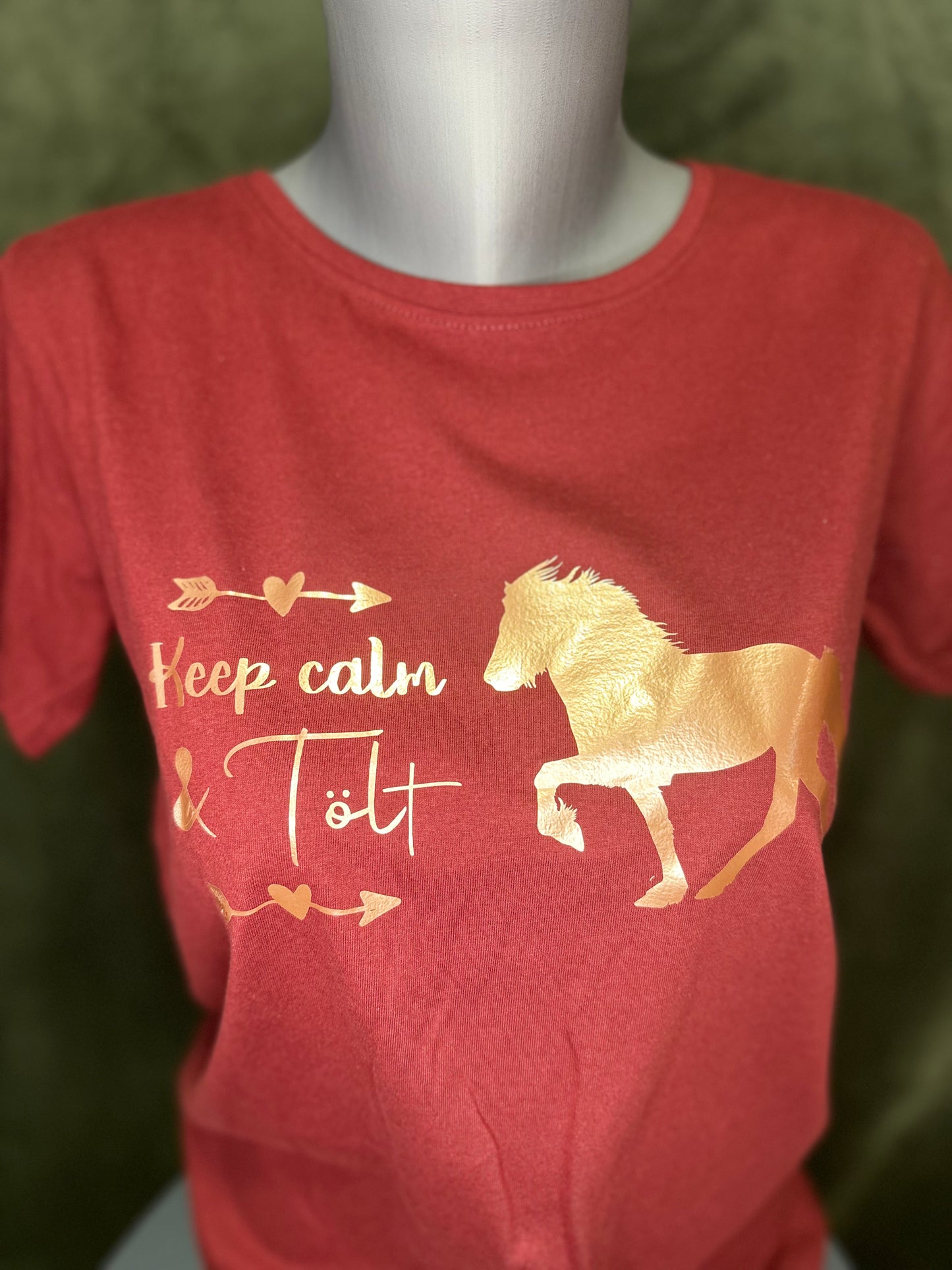 Damen Shirt "keep calm & tölt"