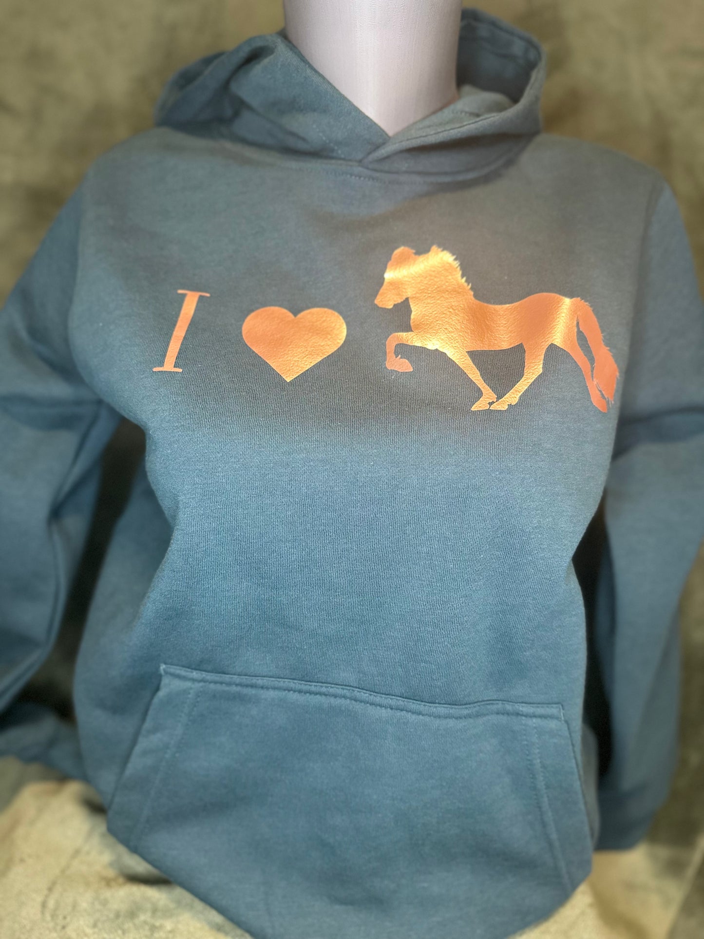 Kinder Hoodie " I <3"