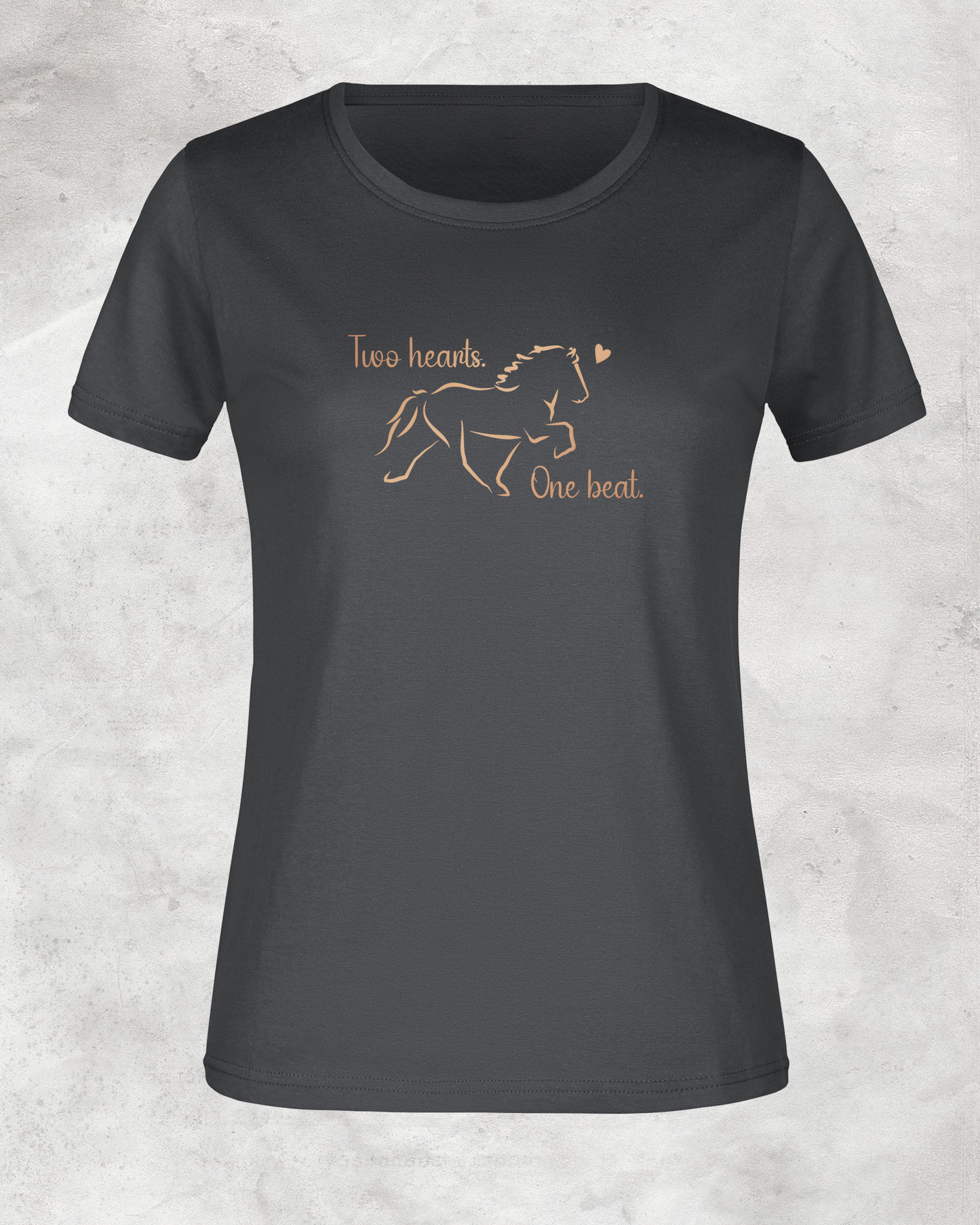 Damen-Shirt "Two hearts. One beat."