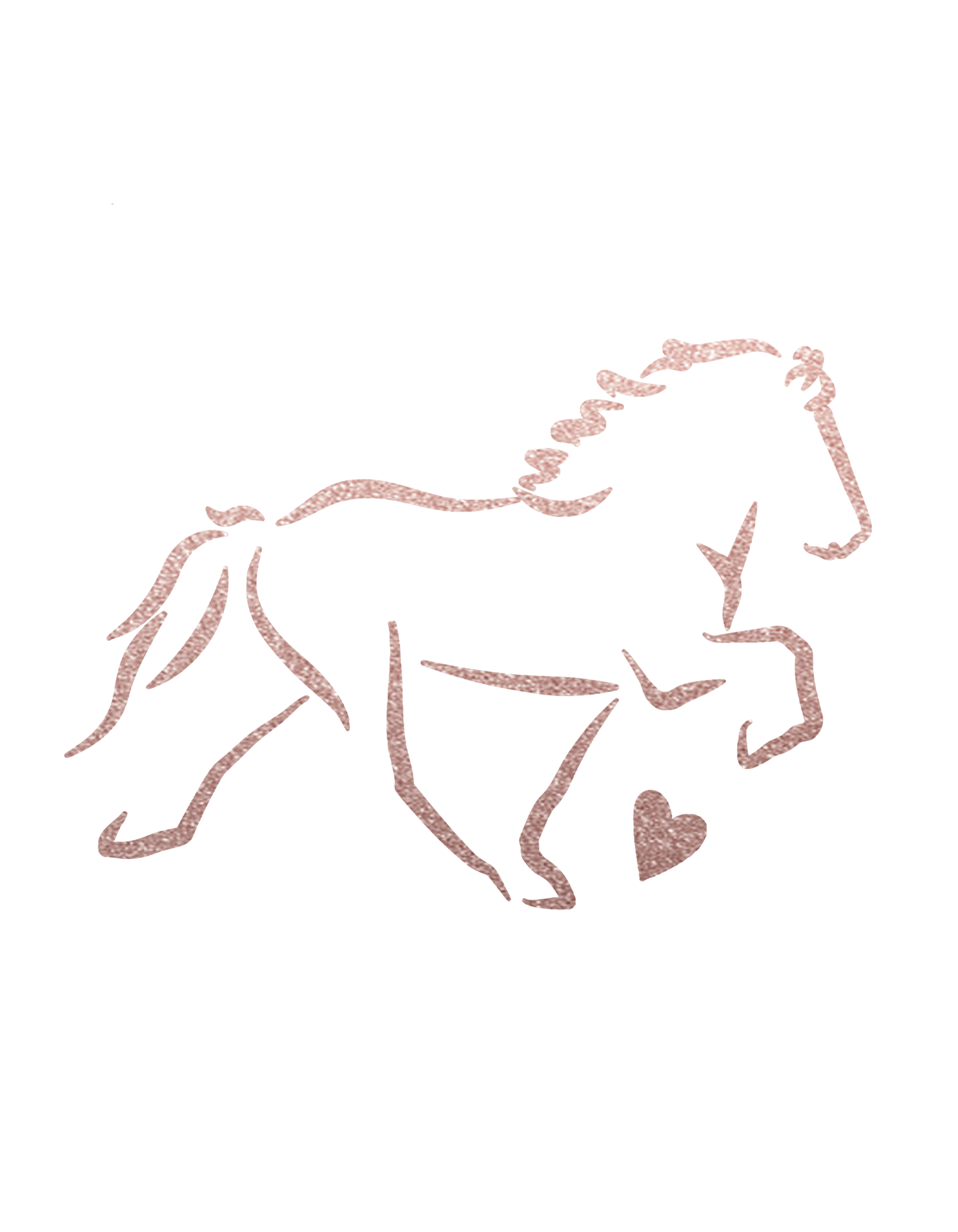 Aufkleber "Tölter mit Herz"