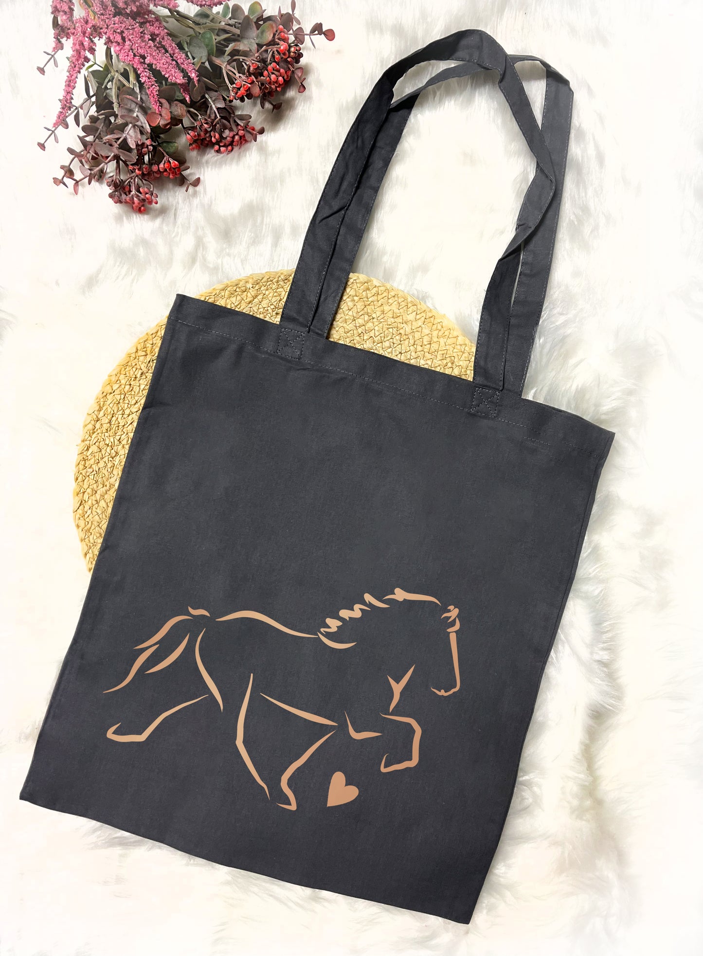 Baumwolltasche "Tölter mit Herz"