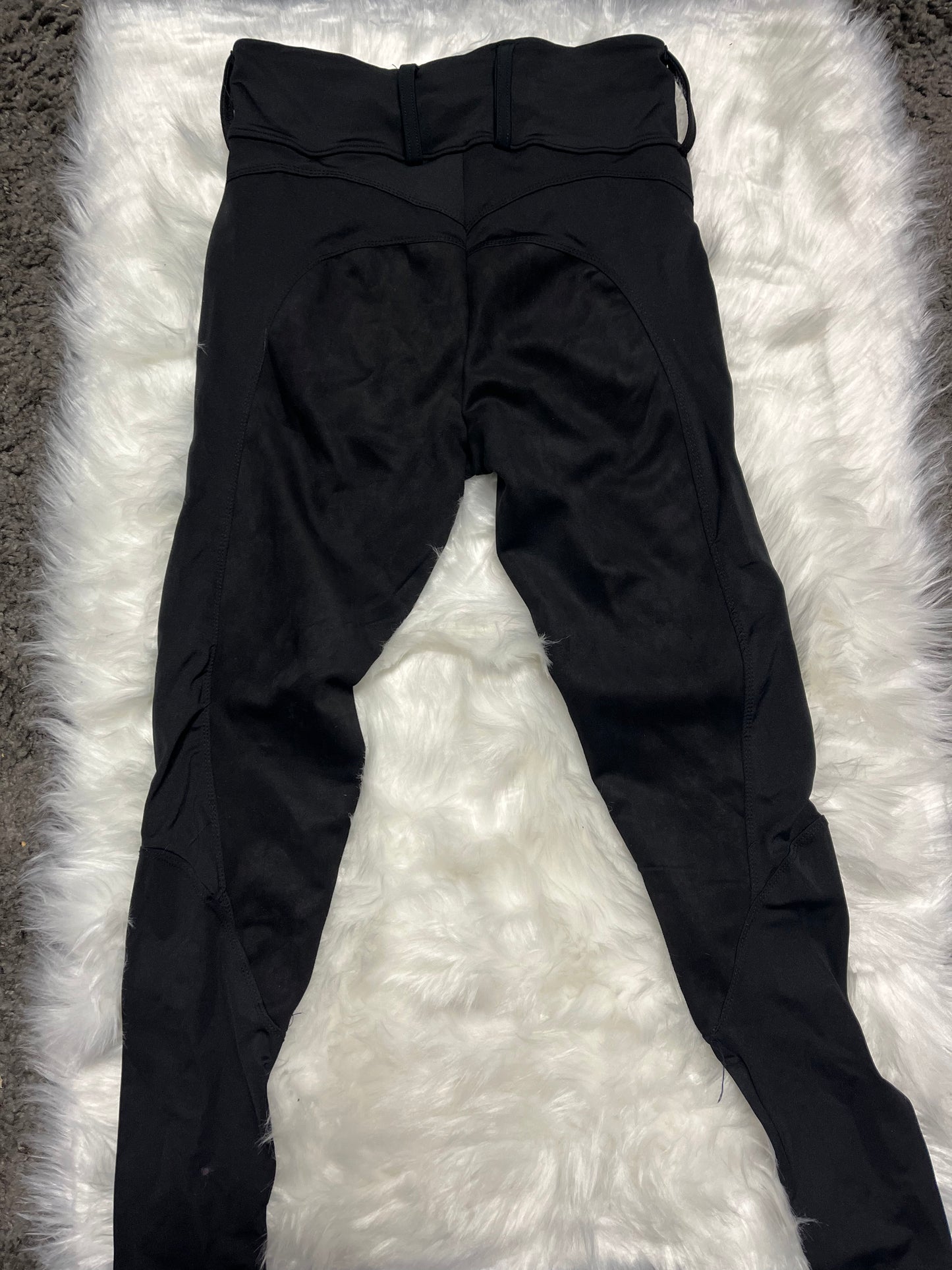 B-WARE Reitleggings Kunstlederbesatz