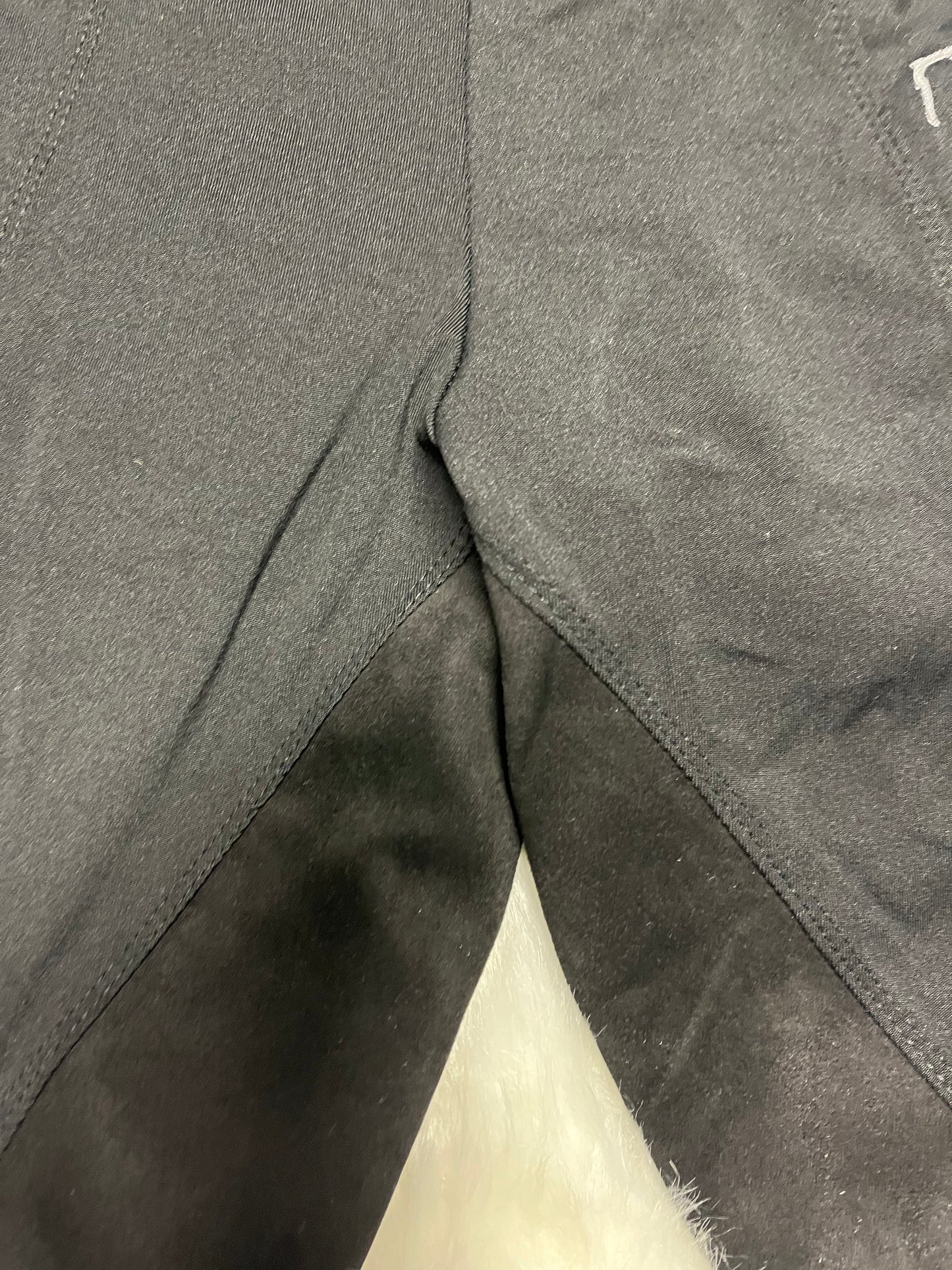 B-WARE Reitleggings Kunstlederbesatz