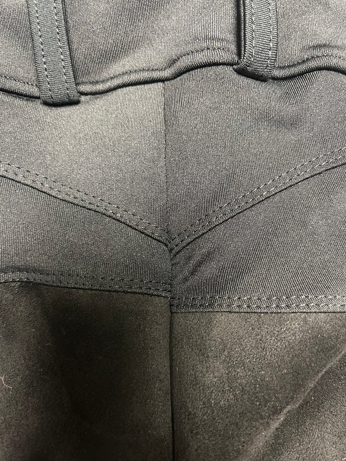 B-WARE Reitleggings Kunstlederbesatz
