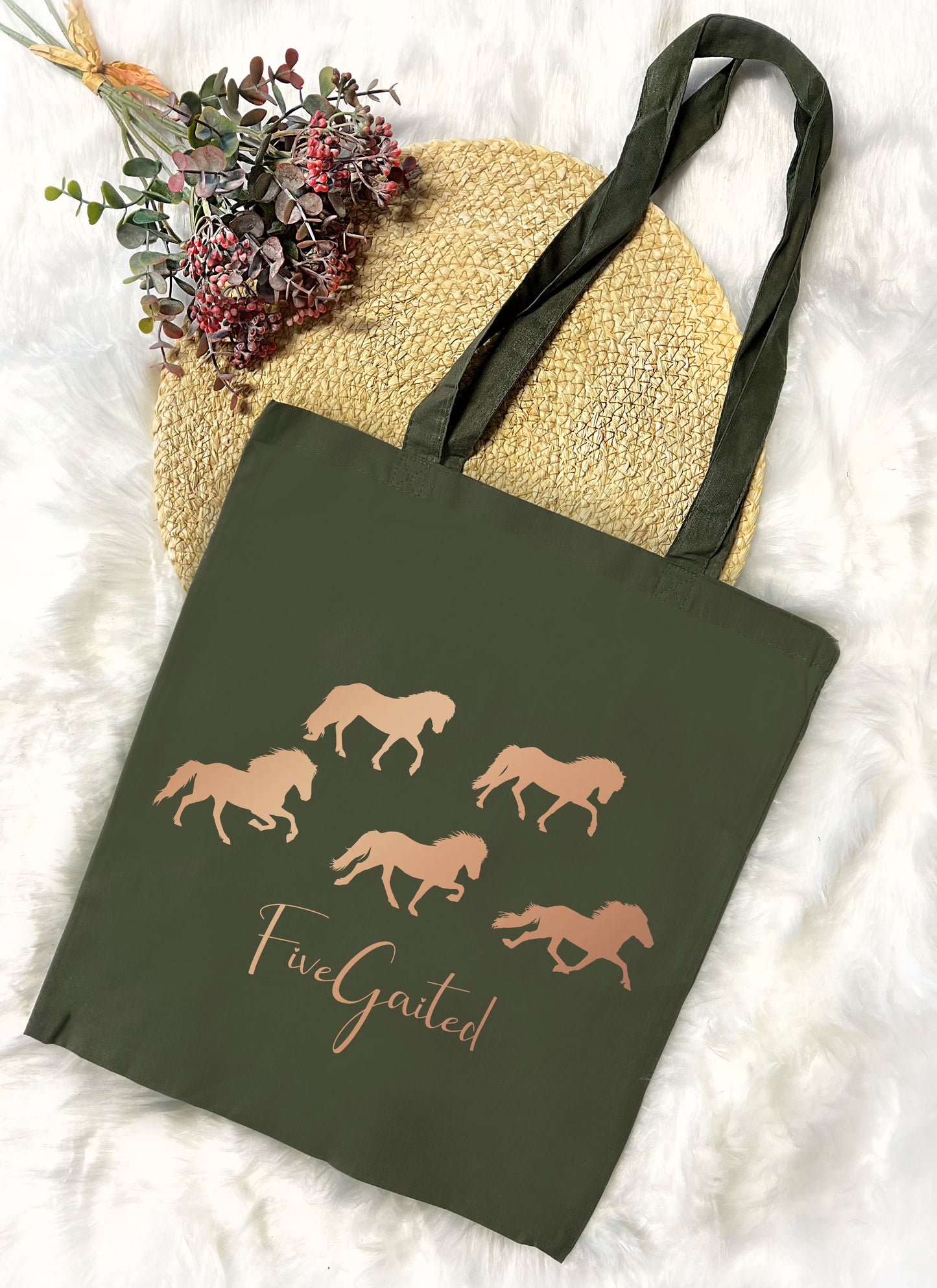 Baumwolltasche "Fivegaited"