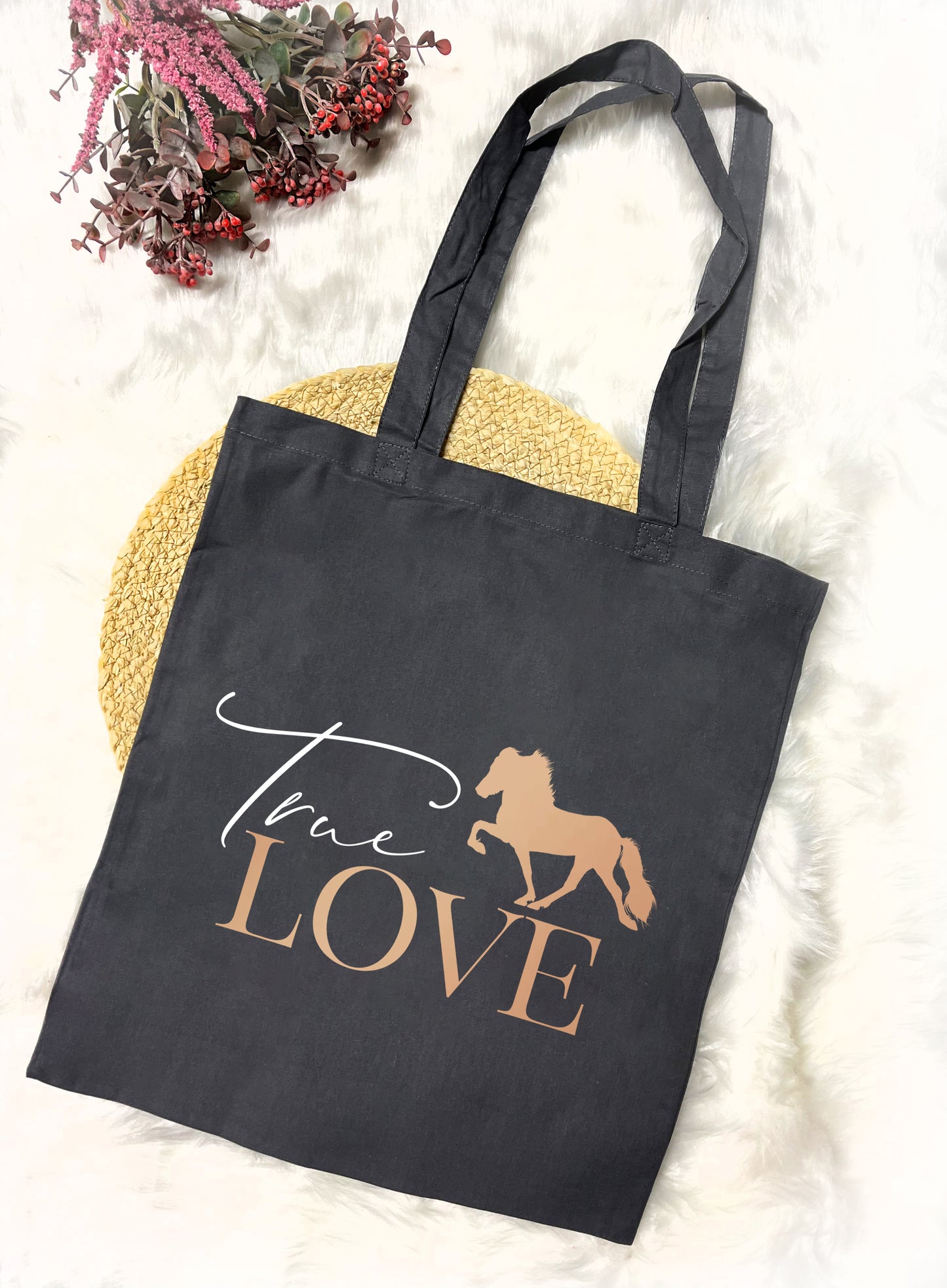 Baumwolltasche "True love"