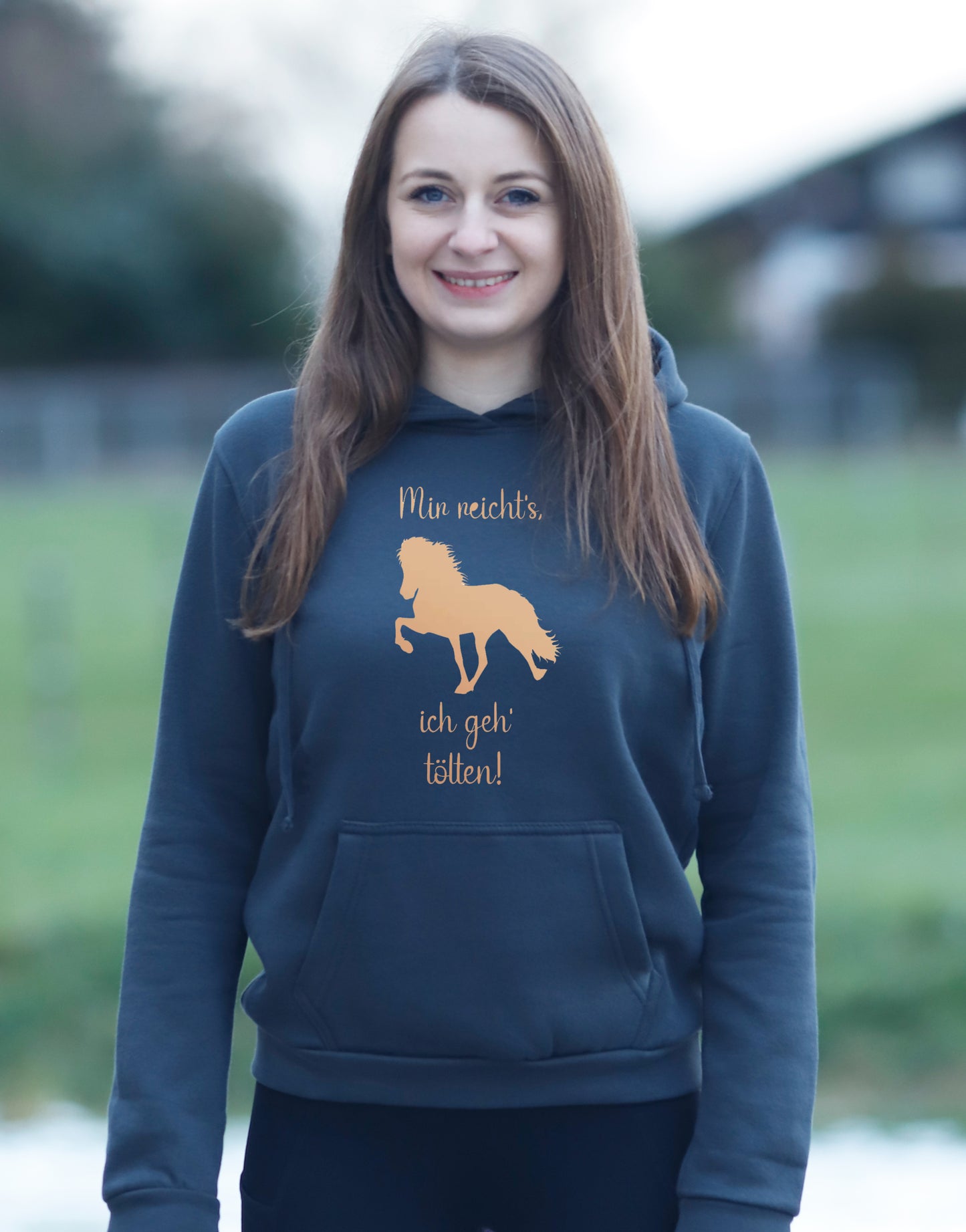 Damen-Hoodie "Mir reicht's, ich geh' tölten!"
