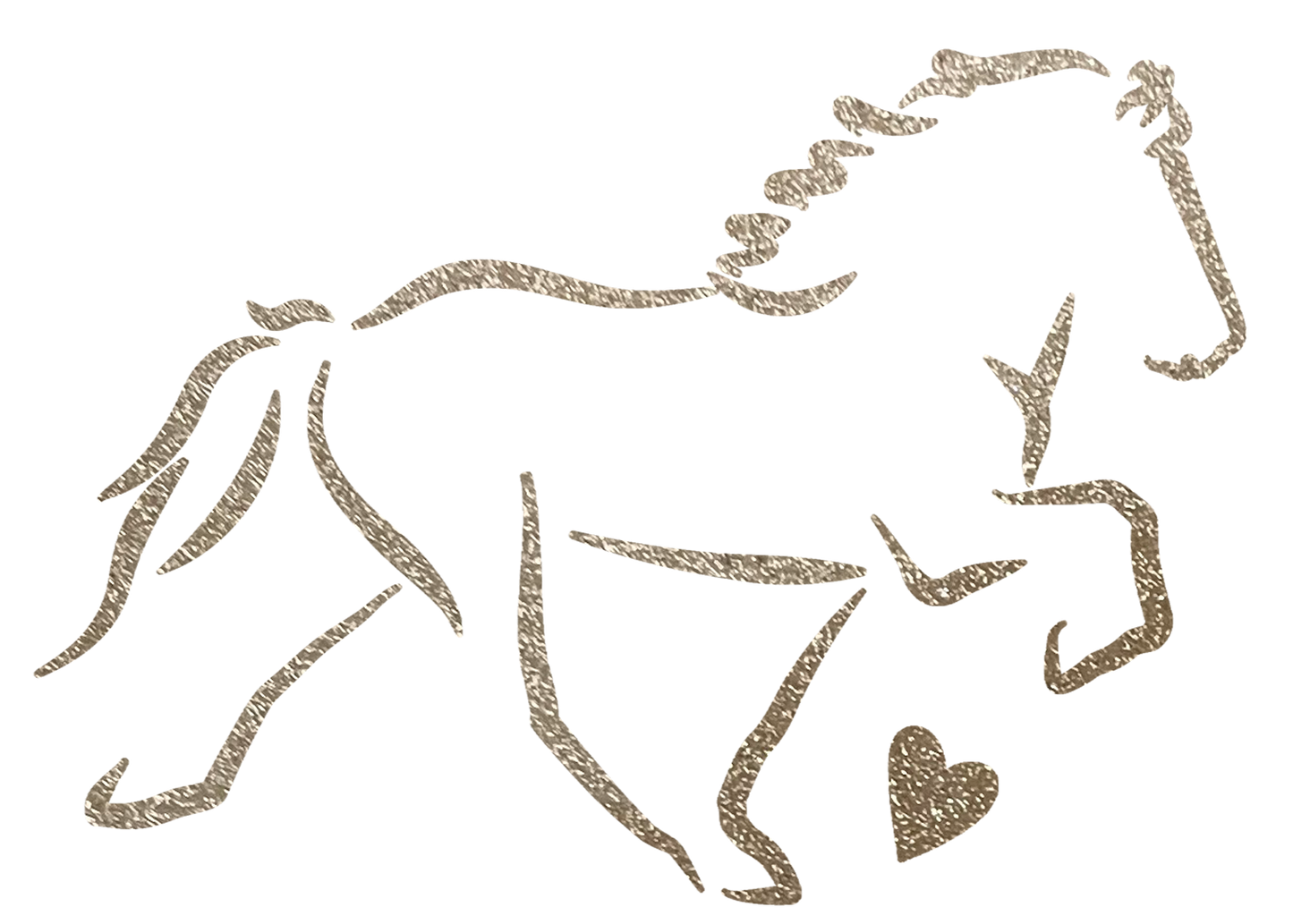 Aufkleber "Tölter mit Herz"