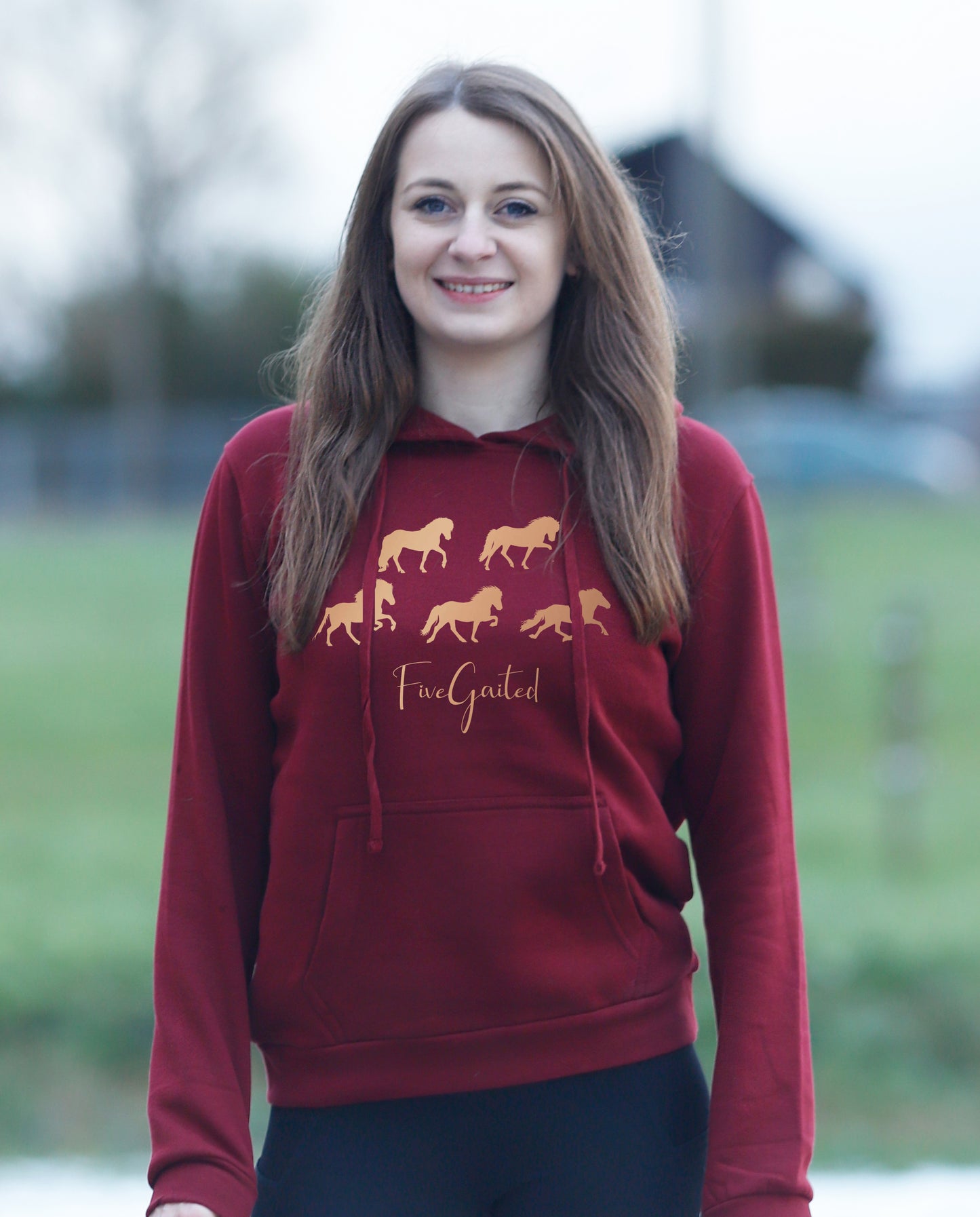 Damen-Hoodie "Fivegaited"