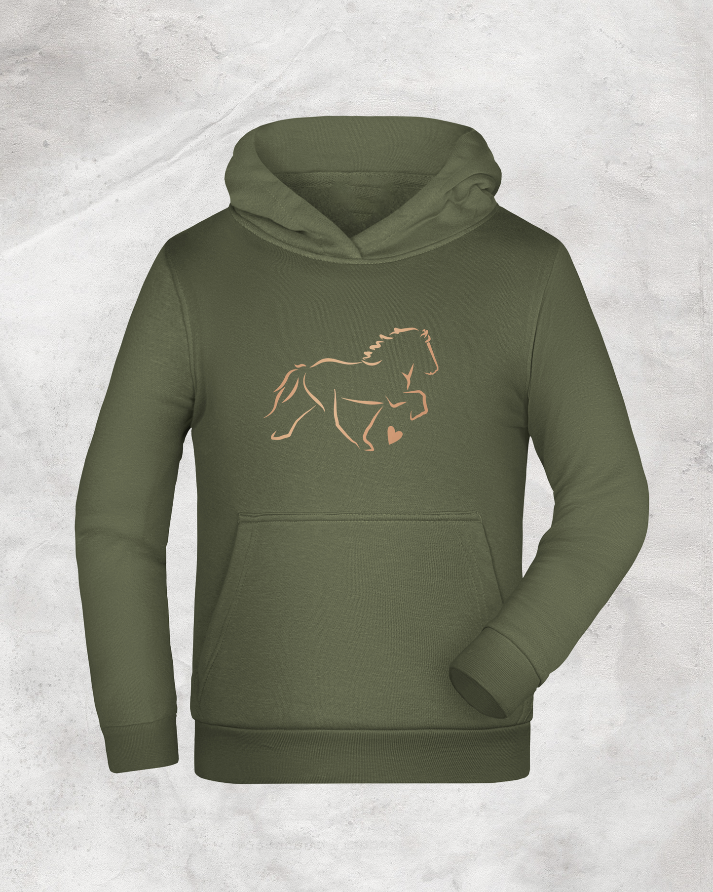 Kinder-Hoodie "Tölter mit Herz"