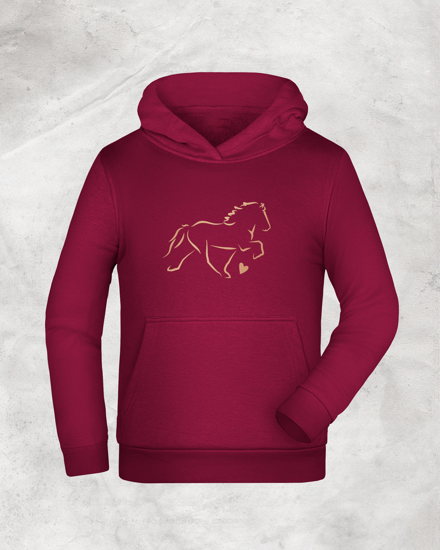Kinder-Hoodie "Tölter mit Herz"