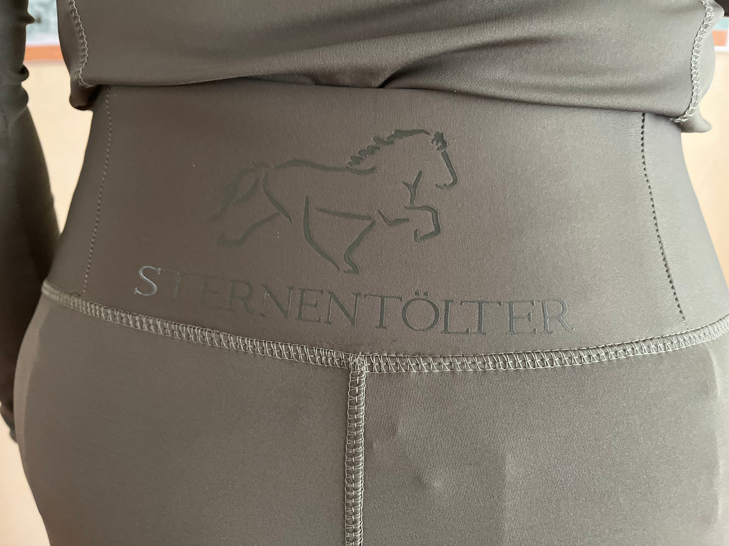Reitleggings Olive Grip S - XL