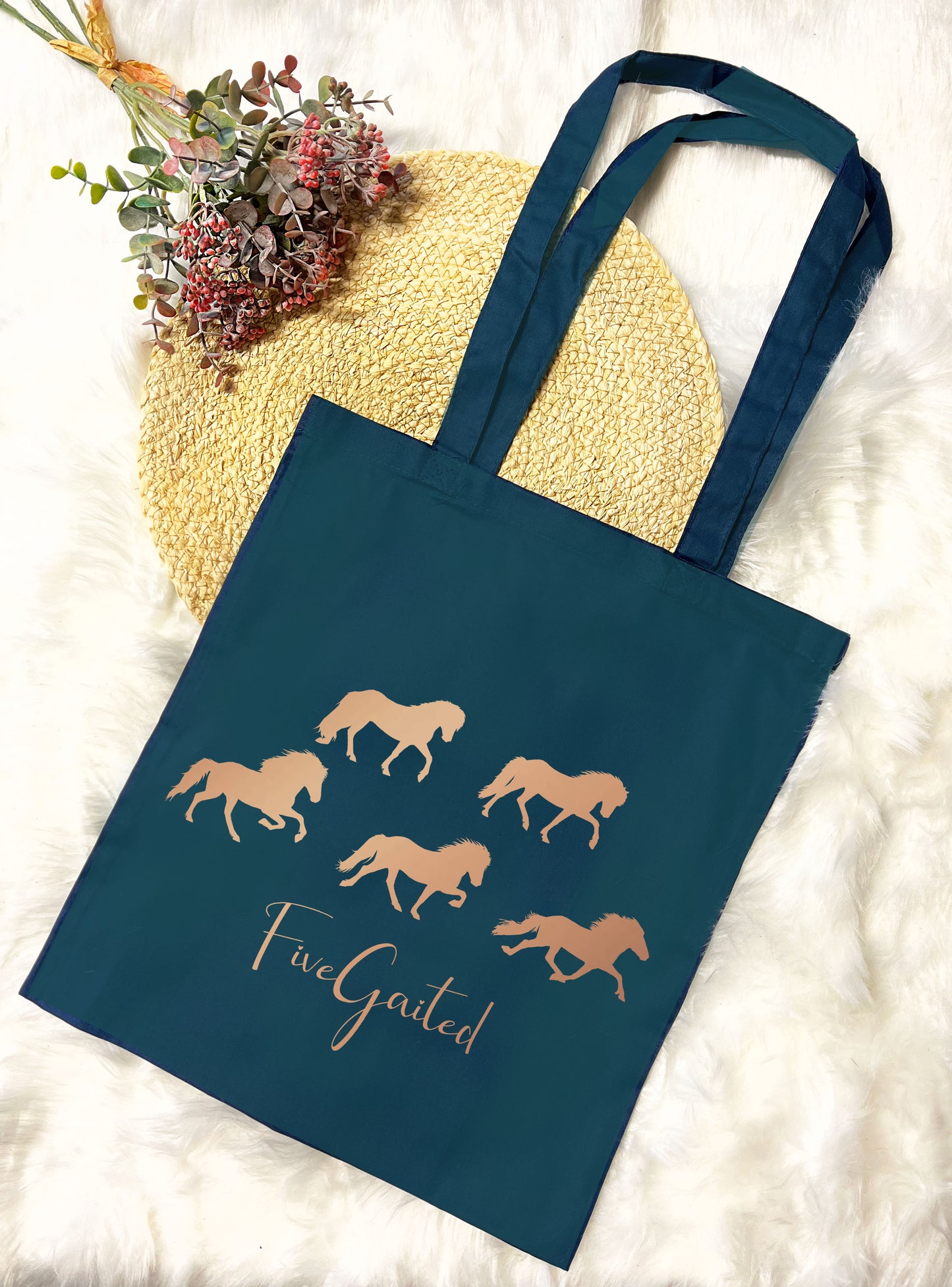 Baumwolltasche "Fivegaited"