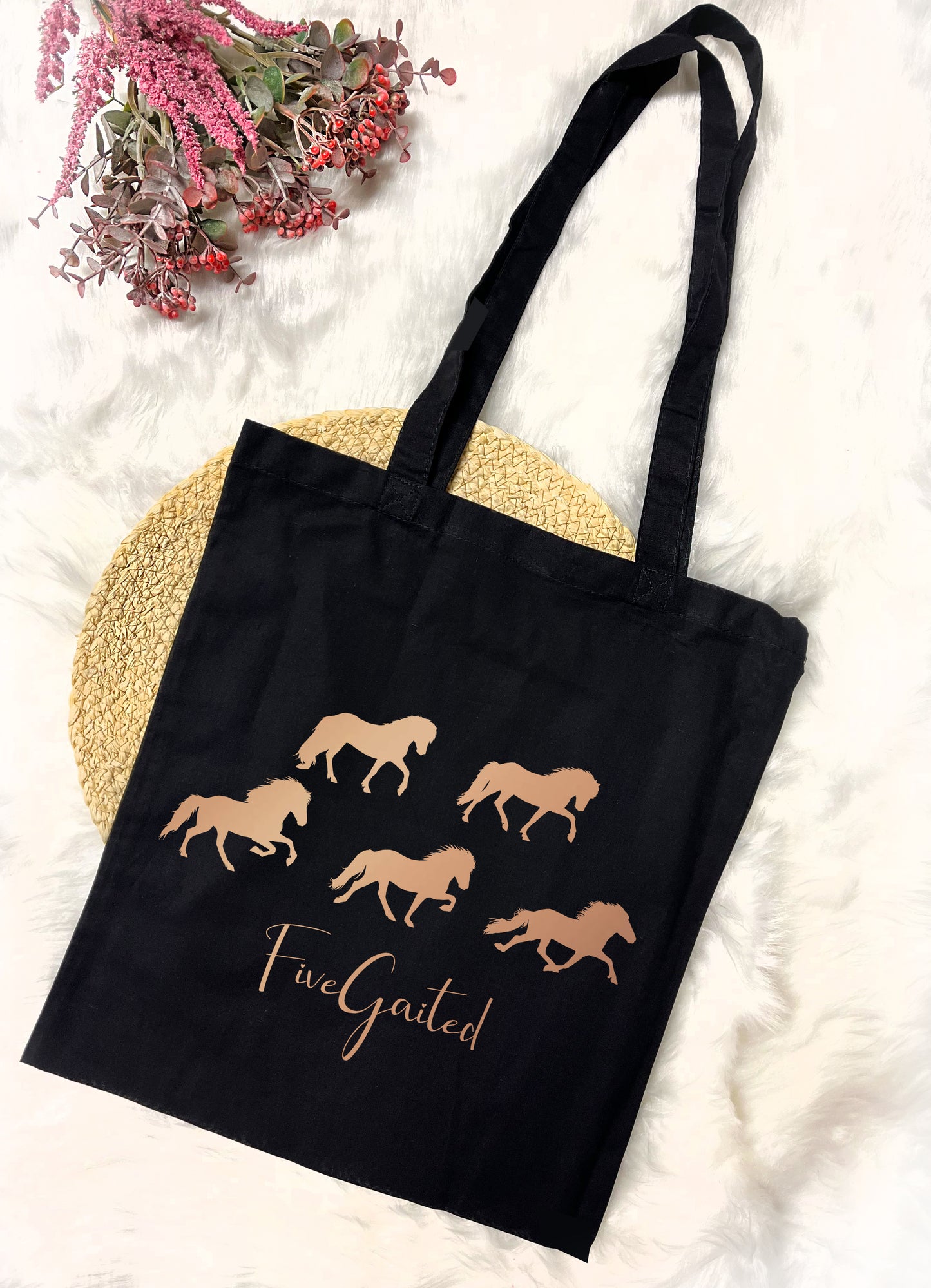 Baumwolltasche "Fivegaited"