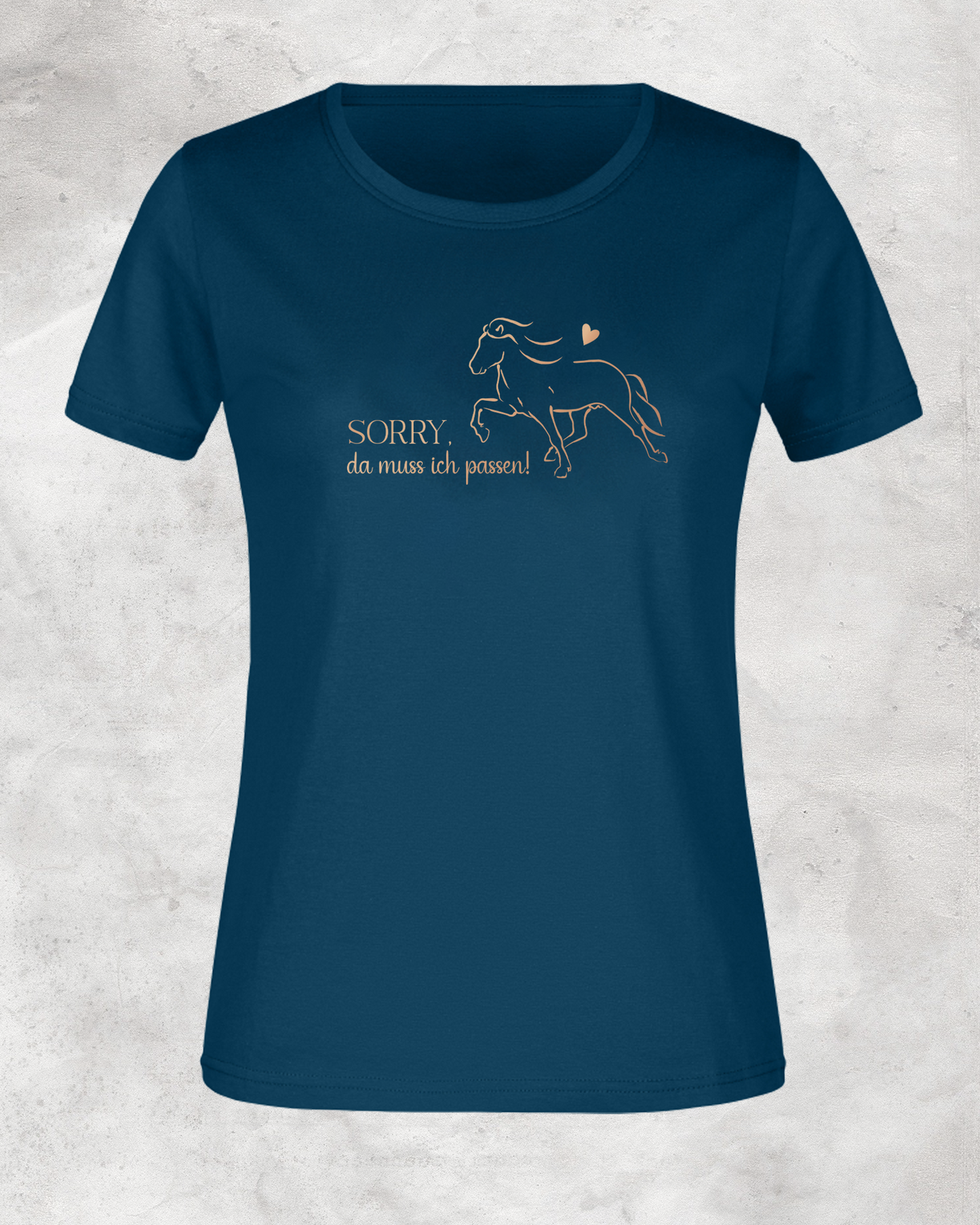 Damen-Shirt "Sorry, da muss ich passen!"
