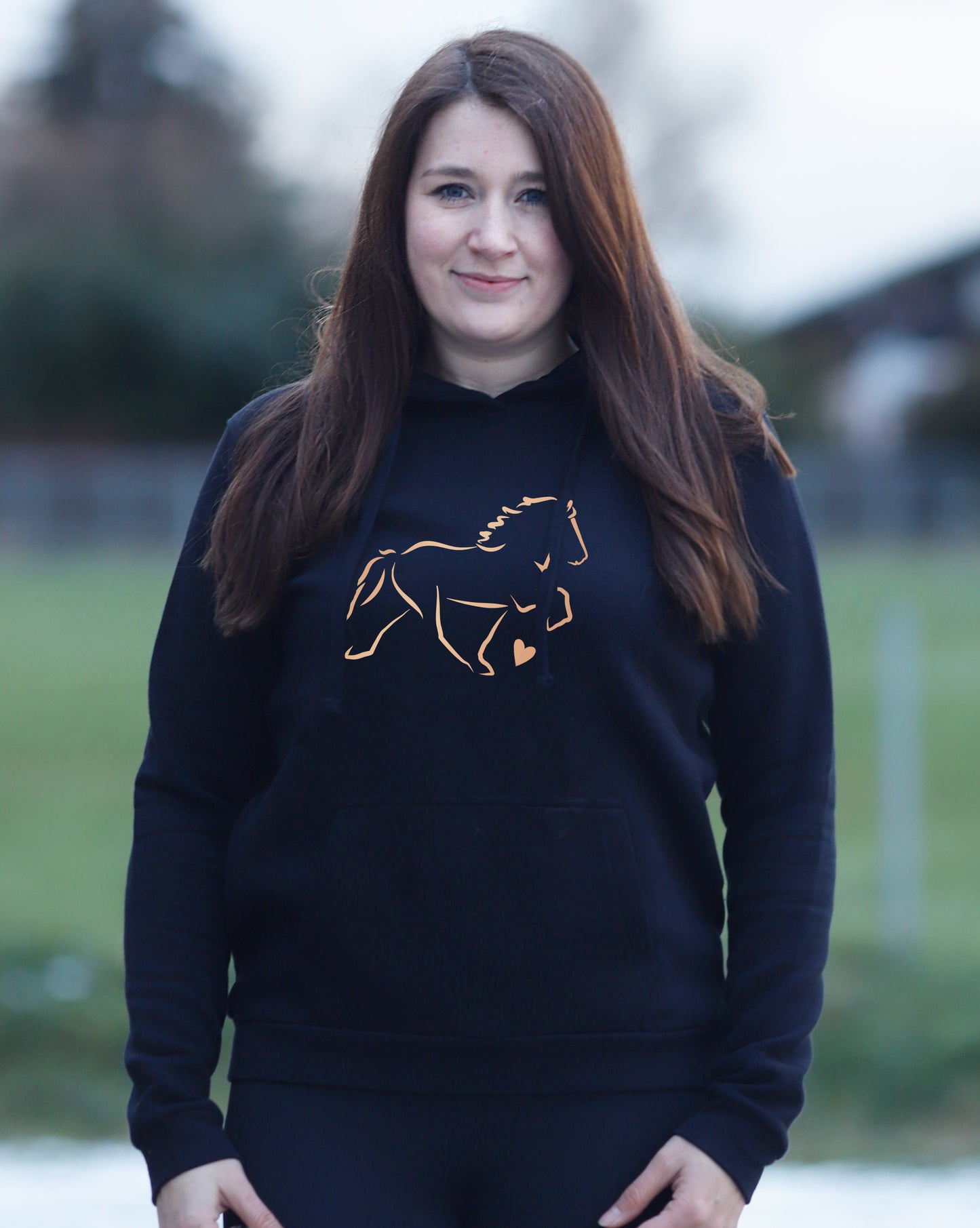 Damen-Hoodie "Tölter mit Herz"