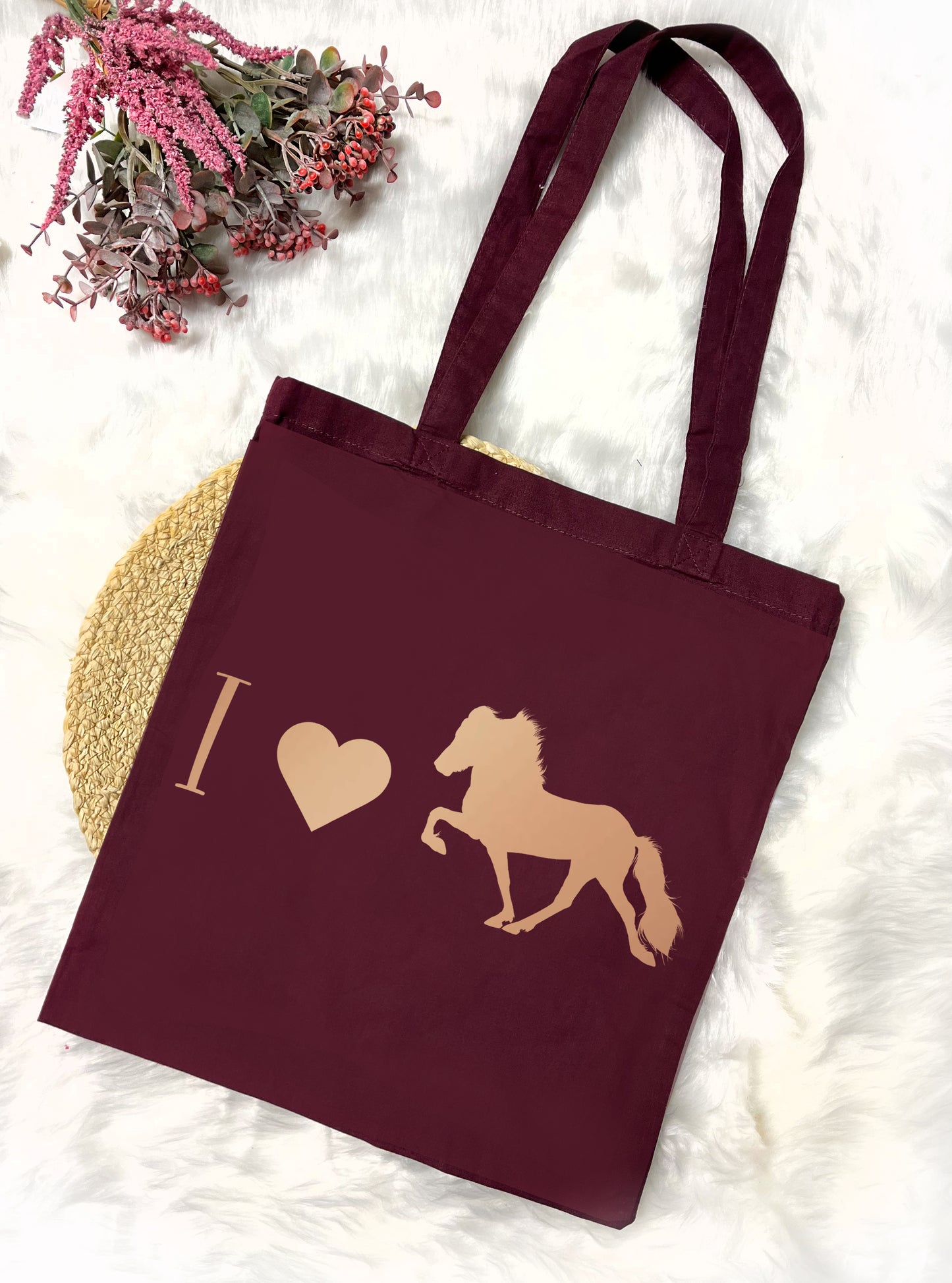Baumwolltasche "I love Tölt"