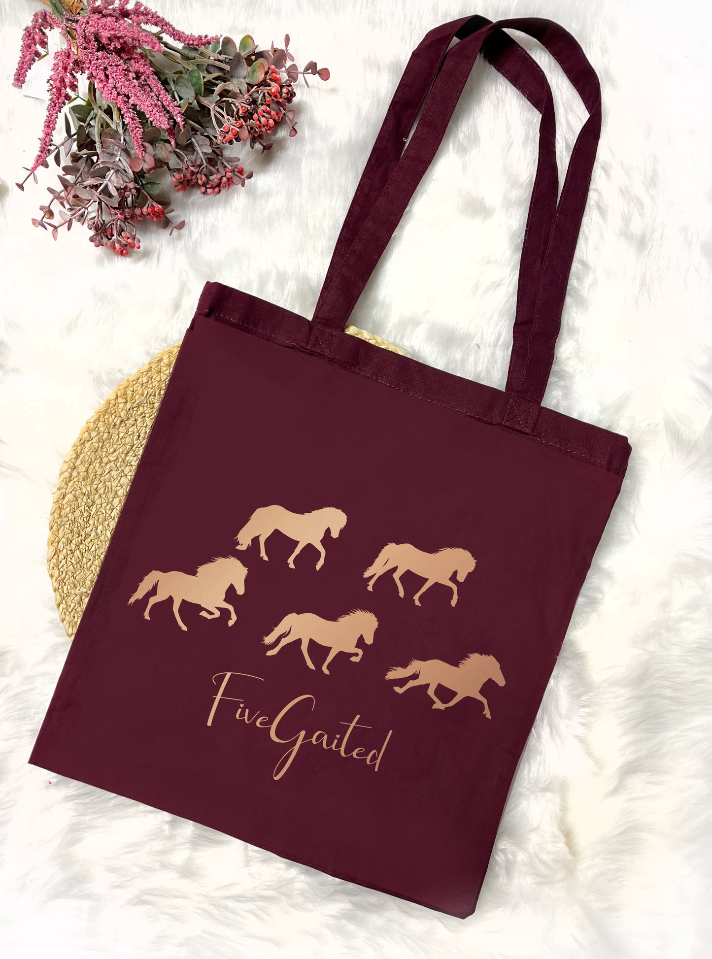 Baumwolltasche "Fivegaited"