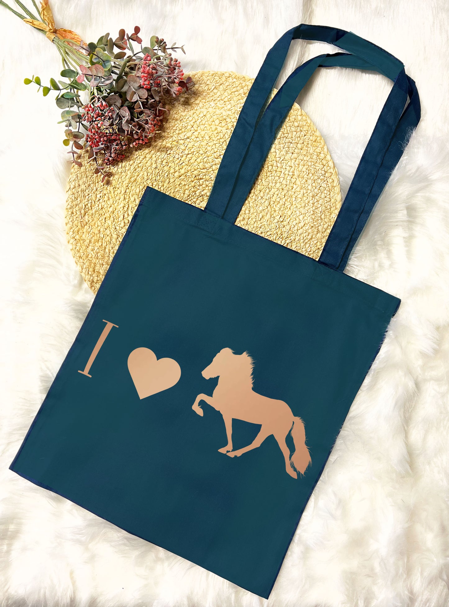 Baumwolltasche "I love Tölt"