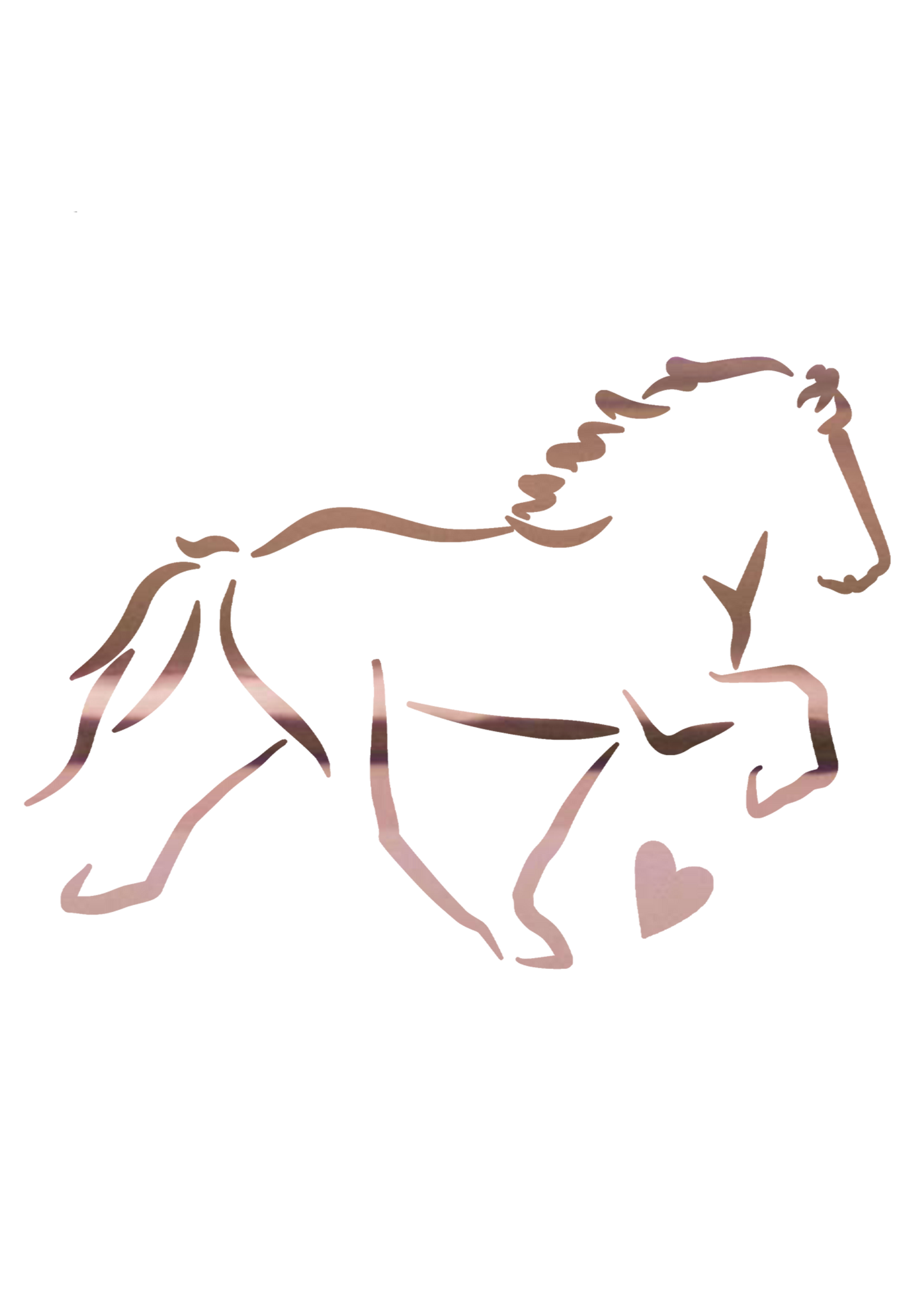 Aufkleber "Tölter mit Herz"