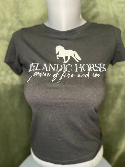 Damen Shirt "Icelandic horses"