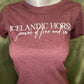 Damen Shirt "Icelandic horses"