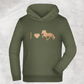 Kinder-Hoodie "I love Tölt"