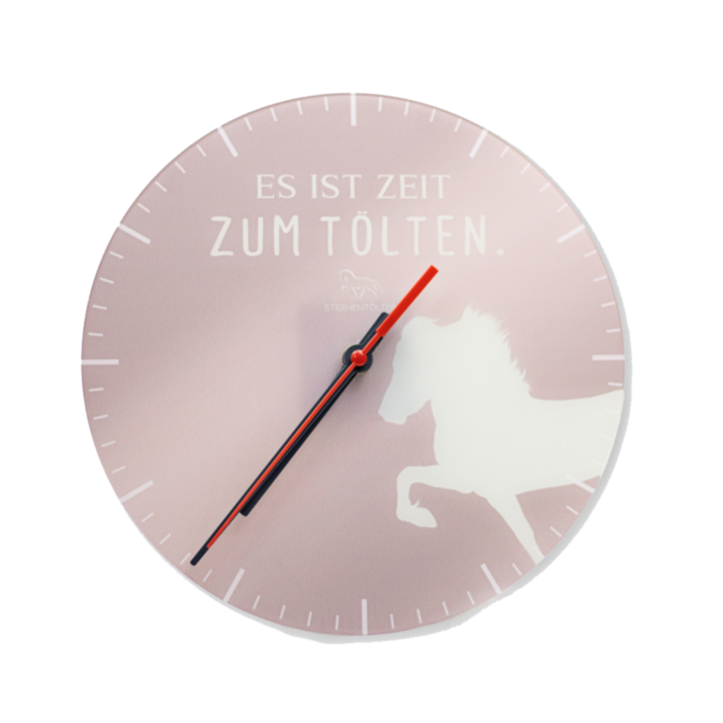 Sternentölter Wanduhr Sternentölter Tölter Uhr Islandpferde