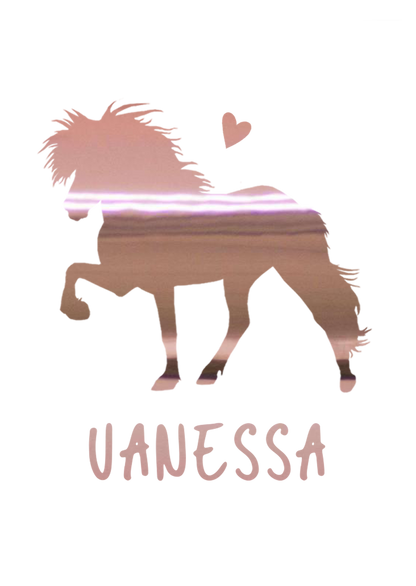 Aufkleber "Vanessa" l personalisiert