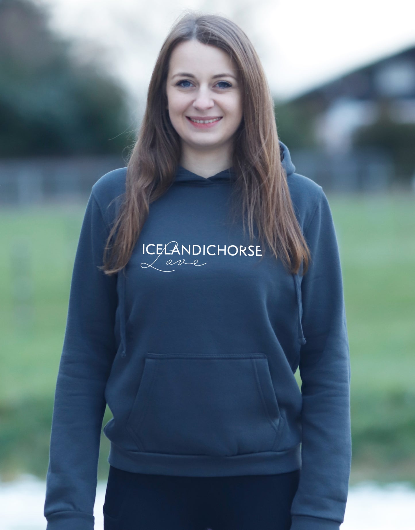 Damen-Hoodie "Icelandichorselove"