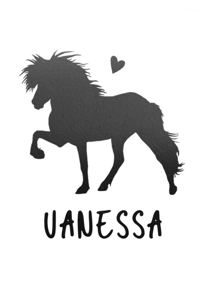 Aufkleber "Vanessa" l personalisiert
