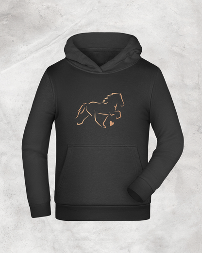Kinder-Hoodie "Tölter mit Herz"