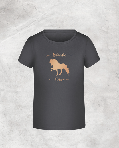 Kinder-Shirt "Icelandic Horses"