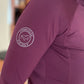 Funktionsshirt Langarm - Burgundy