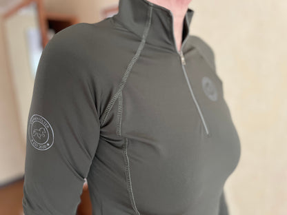Funktionsshirt Langarm - Olive