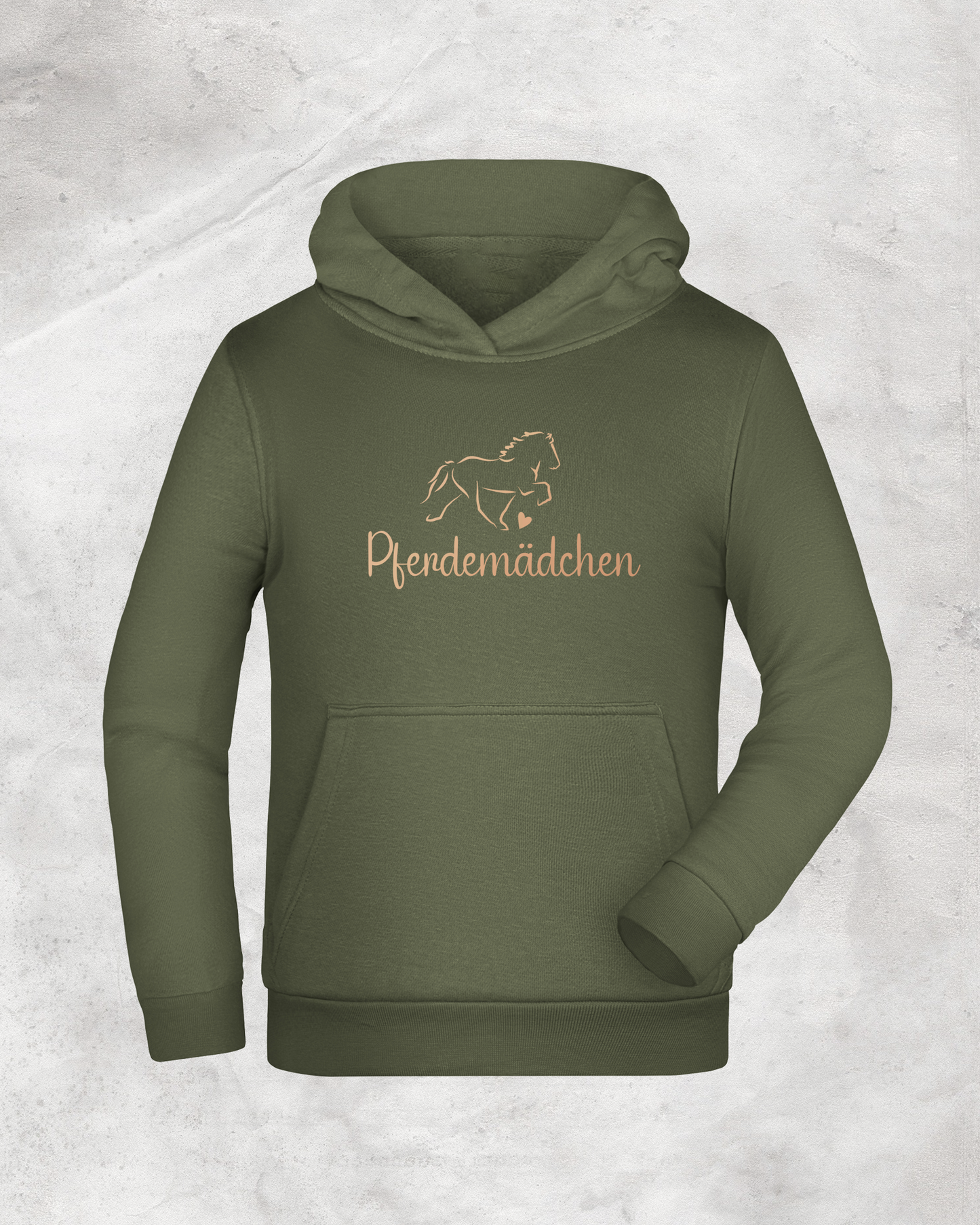 Kinder-Hoodie "Pferdemädchen"