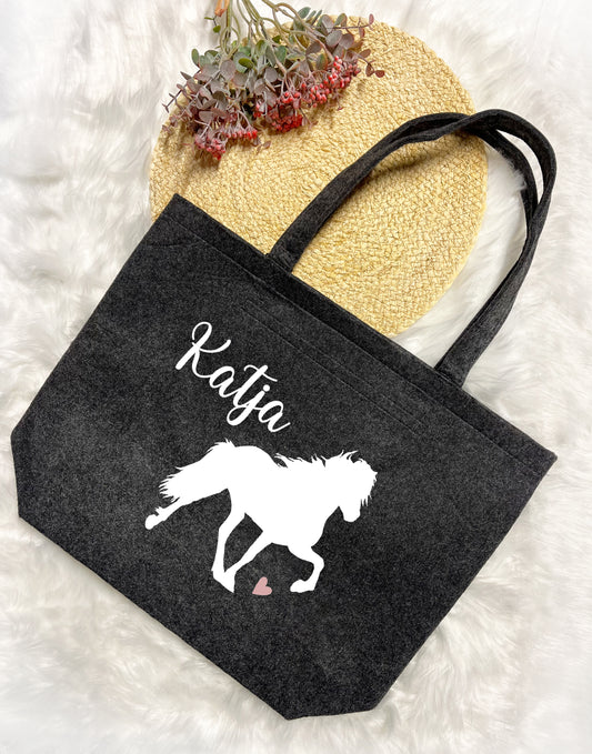 Filzshopper Sternentölter Tölter Isländer Islandpferd Tasche Geschenk 