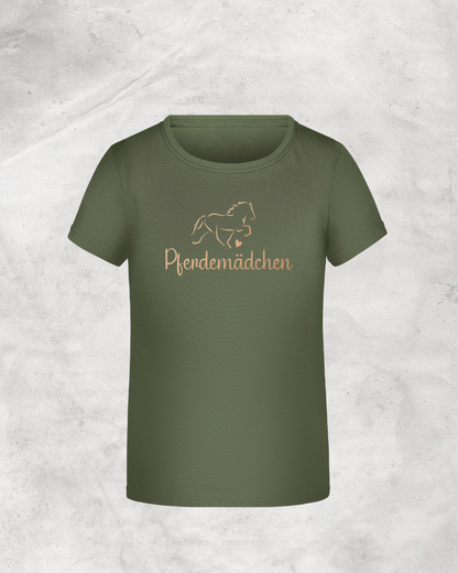 Kinder-Shirt "Pferdemädchen"