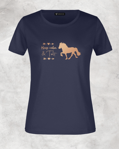 Damen-Shirt "Keep calm and Tölt"