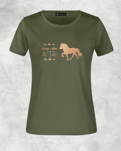 Damen-Shirt "Keep calm and Tölt"