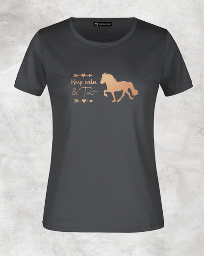 Damen-Shirt "Keep calm and Tölt"