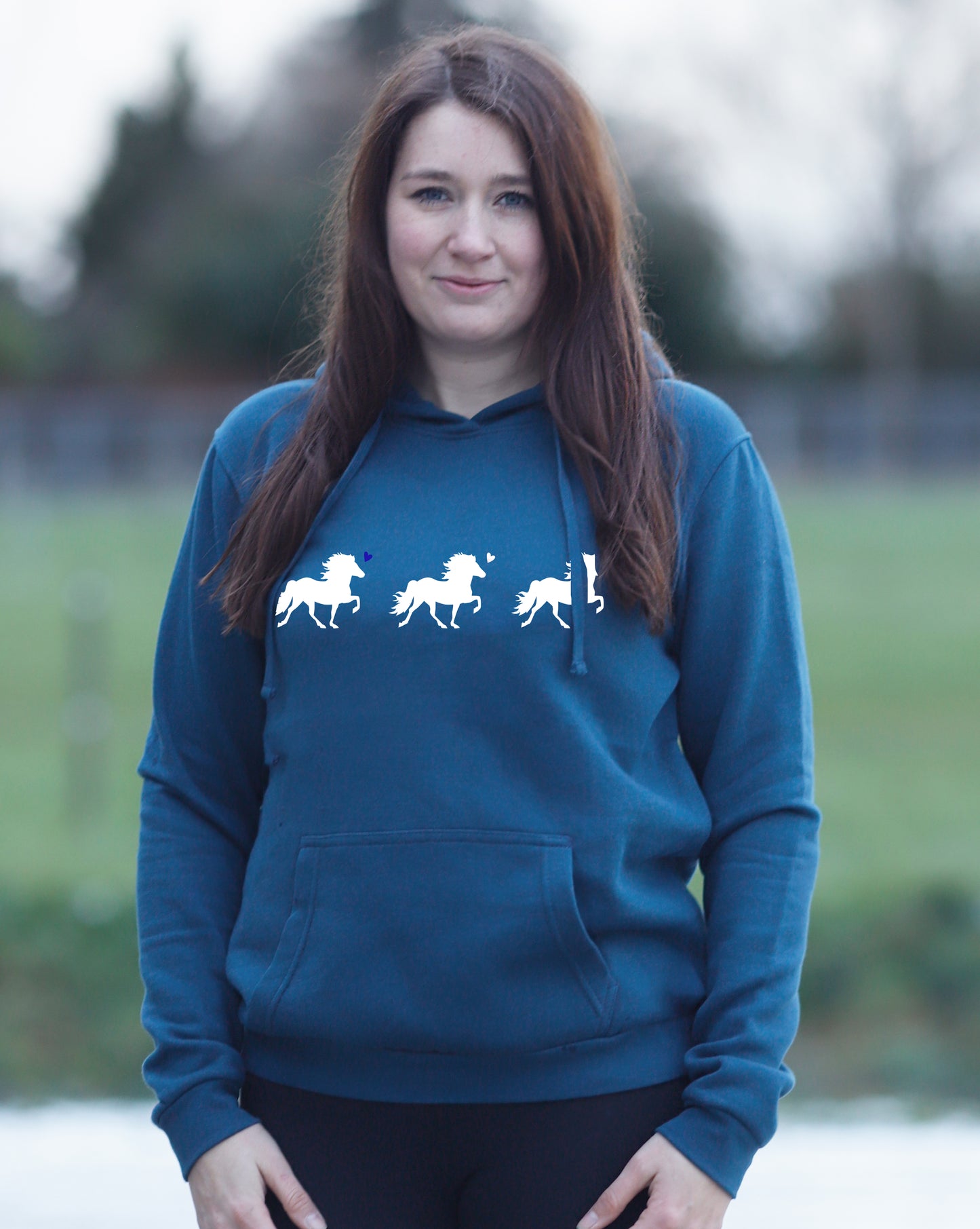 Damen-Hoodie "Islandherzen"