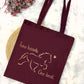 Baumwolltasche "Two hearts, one beat"