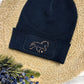 Strickbeanie "Tölter mit Herz"